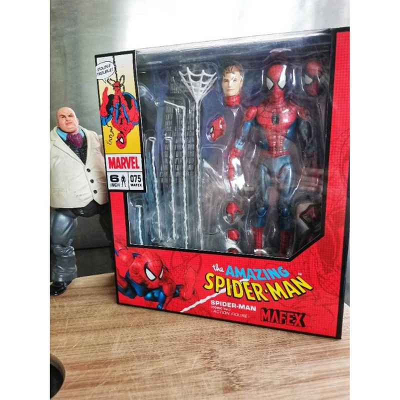  تصویر محصول اکشن فیگور مافکس مدل اسپایدرمن طرح Spiderman 075 ارایه شده در سایت https://aidintoy.com/ 