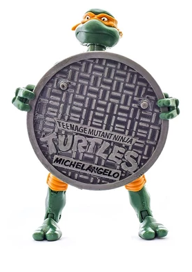  تصویر محصول اکشن فیگور آناترا سری Ninja Turtles Premium مدل Michelangelo ارایه شده در سایت https://aidintoy.com/ 