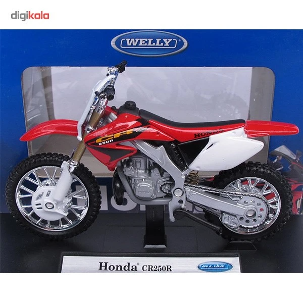  تصویر کالای موتور بازی ولی مدل Honda CR250R ارایه شده در فروشگاه اینترنتی آیدین توی.https://aidintoy.com/ 