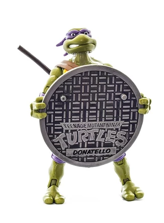  تصویر محصول اکشن فیگور آناترا سری Ninja Turtles Premium مدل Donatello ارایه شده در سایت https://aidintoy.com/ 