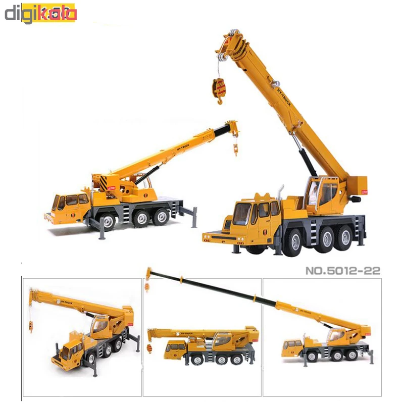  تصویر کالای ماکت ماشین های تراک مدل جرثقیل CRANE 5012-22 ارایه شده در فروشگاه اینترنتی آیدین توی.https://aidintoy.com/ 