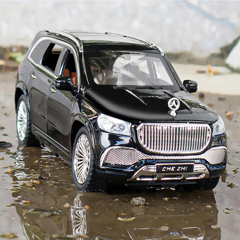  تصویر کالای ماکت ماشین چه ژی مدل benz gls600 ارایه شده در فروشگاه اینترنتی آیدین توی.https://aidintoy.com/ 