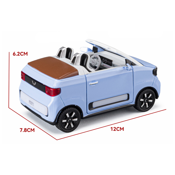  تصویر محصول ماشین بازی مدل WuLing MINI EV Cabrio Convertible کد 32071A ارایه شده در سایت https://aidintoy.com/ 