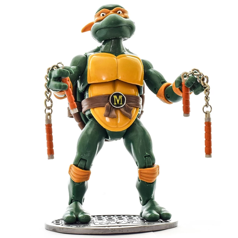  تصویر محصول اکشن فیگور آناترا سری Ninja Turtles Premium مدل Michelangelo ارایه شده در سایت https://aidintoy.com/ 