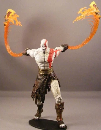  تصویر محصول اکشن فیگور نکا سری God of War مدل Kratos Flaming Blades ارایه شده در سایت https://dentalcentertab.ir/ 