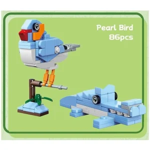 ساختنی ژگائو مدل پرندگان طرح PEARL BIRD کد 5-991003