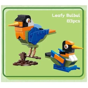 ساختنی ژگائو مدل پرندگان طرح LEAF BULBUL کد 7991003
