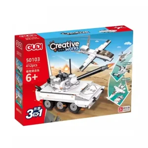 ساختنی گودی سری جنگی مدل تانک و هواپیما کد 50103