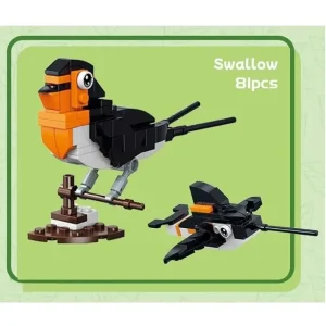 ساختنی ژگائو مدل پرندگان طرح SWALLOW کد 6991003