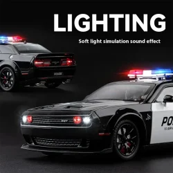 ماشین فلزی چه ژی طرح پلیس مدل Dodge Challenger SRT کد CZ172AJ