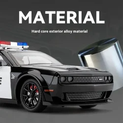 ماشین فلزی چه ژی طرح پلیس مدل Dodge Challenger SRT کد CZ172AJ
