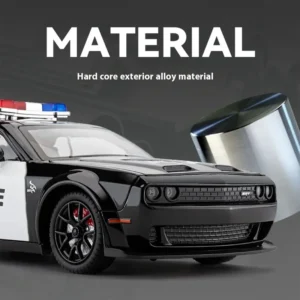 ماشین فلزی چه ژی طرح پلیس مدل Dodge Challenger SRT کد CZ172AJ