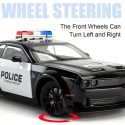 ماشین فلزی چه ژی طرح پلیس مدل Dodge Challenger SRT کد CZ172AJ