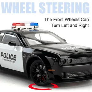 ماشین فلزی چه ژی طرح پلیس مدل Dodge Challenger SRT کد CZ172AJ