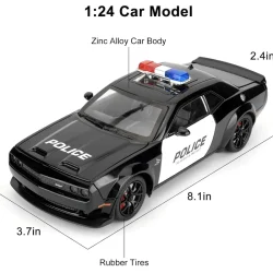 ماشین فلزی چه ژی طرح پلیس مدل Dodge Challenger SRT کد CZ172AJ