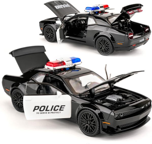 ماشین فلزی چه ژی طرح پلیس مدل Dodge Challenger SRT کد CZ172AJ