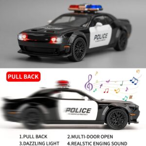 ماشین فلزی چه ژی طرح پلیس مدل Dodge Challenger SRT کد CZ172AJ
