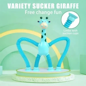 اسباب بازی زرافه مدل telescopic suction چراغدار
