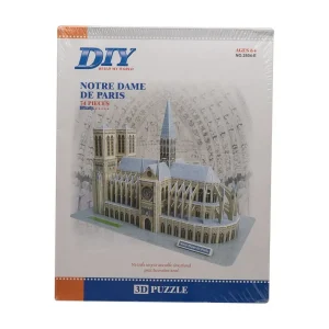 پازل ماکت سه بعدی مدل Notre Dame de Paris کد 2804-E