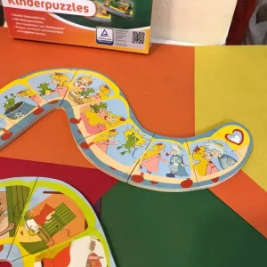 پازل آموزشی پلی تایو مدل هزار پا طرح Kinder puzzles