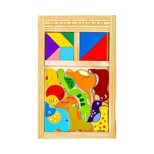 بازی آموزشی مدل تانگرام و جانمایی حیوانات 1