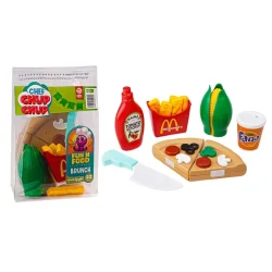 اسباب بازی لاکی تویز مدل خوراکی برشی طرح نیم چاشت مجموعه 22 عددی