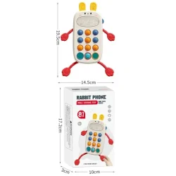 بازی آموزشی موبایل مدل خرگوش طرح 8in1 کد 66-688