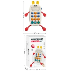 بازی آموزشی موبایل مدل خرگوش طرح 8in1 کد 66-688