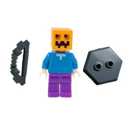 ساختنی مینی فیگور مدل ماینکرفت overworld مجموعه 12 عددی