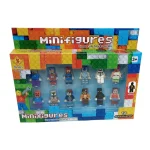 ساختنی مدل مینی فیگور ماینکرافت مجموعه 12 عددی