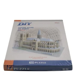 پازل ماکت سه بعدی مدل Notre Dame de Paris کد 2804-E