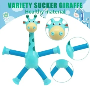 اسباب بازی زرافه مدل telescopic suction چراغدار