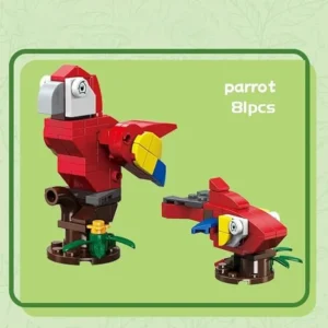 ساختنی ژگائو مدل پرندگان طرح PARROT کد 1991003