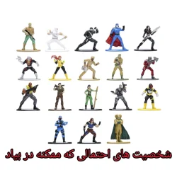 فیگور شانسی جادا سری Nano Metalfigs مدل GIJOE