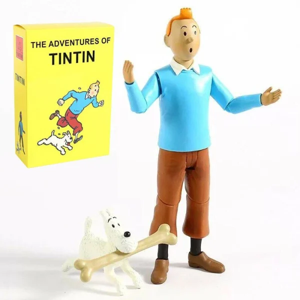 فیگور مدل تن تن و میلو استخوان به دهان کد TIN TN 0012