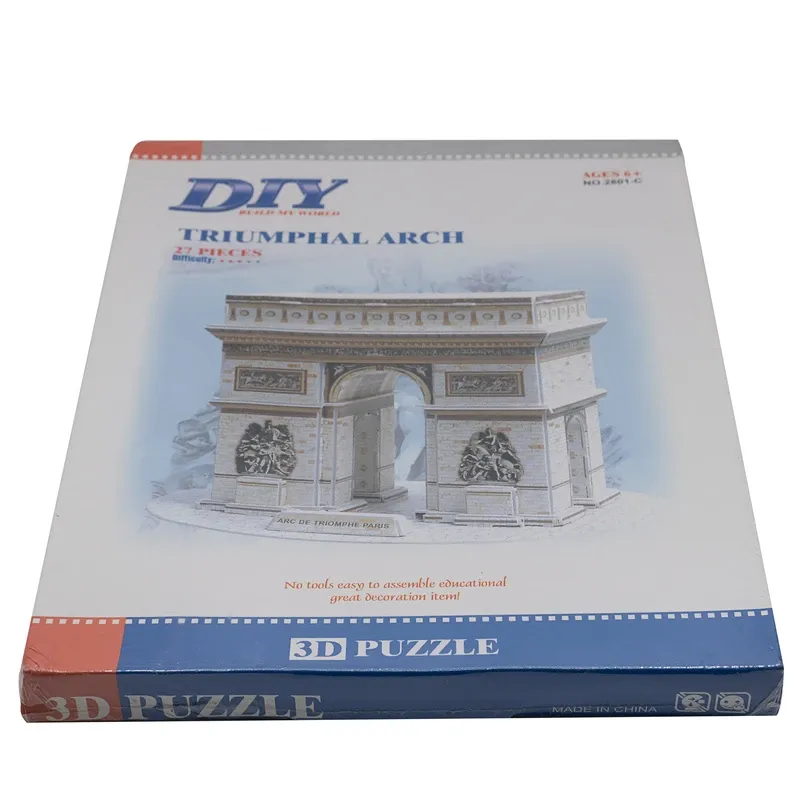 پازل ماکت سه بعدی مدل طاق پیروزی پاریس کد 2801-C
