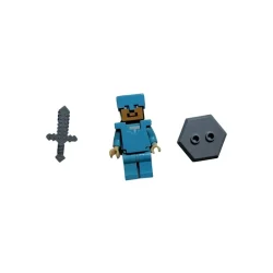 ساختنی مینی فیگور مدل ماینکرفت overworld مجموعه 12 عددی