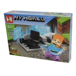 ساختنی مینگ جی مدل ماینکرافت طرح Minecraft Alex کد MG810-6