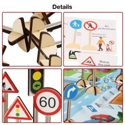 بازی آموزشی وی وی مدل Trafic Sign کد MZY-034
