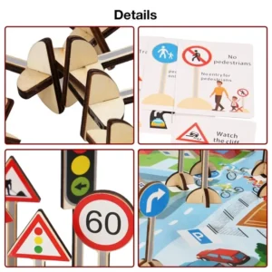 بازی آموزشی وی وی مدل Trafic Sign کد MZY-034