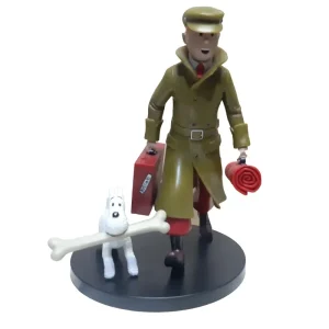 فیگور مدل تن تن و میلو با چمدان