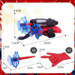 ابزار نمایشی مدل دستکش اسپایدرمن تیرپرتاب کن کد 11187