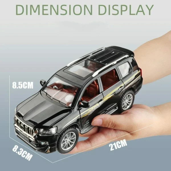 ماشین بازی چه ژی مدل تویوتا پرادو دودزا کد CZ124AD