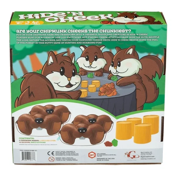 بازی فکری بیگ جی مدل Hiden Cheek طرح سنجاب 1030