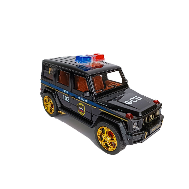 ماشین بازی مدل Benz G Class AMG G63 طرح پلیسی کد SR-2401