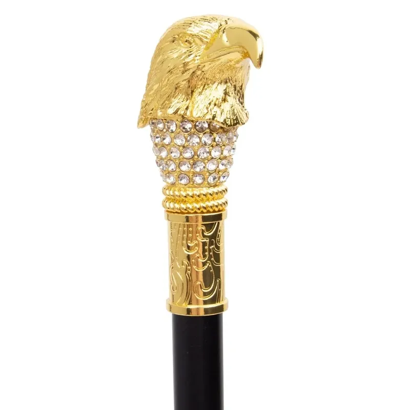 ابزار نمایشی مدل عصای شمشیر مخفی طرح عقاب نگین دار