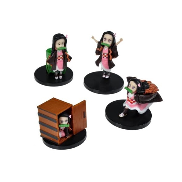 فیگور مدل شیطان کش طرح نزوکو مجموعه 5 عددی