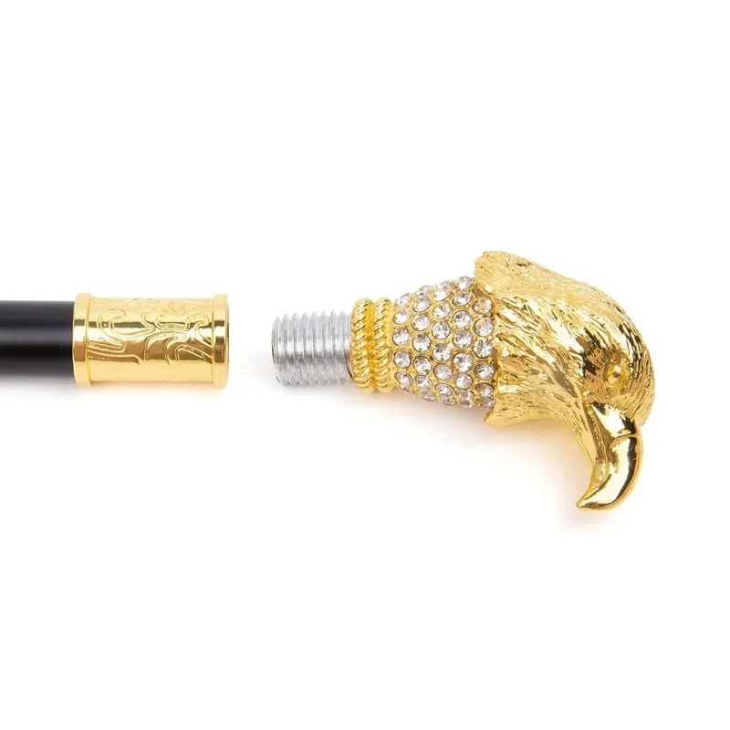 ابزار نمایشی مدل عصای شمشیر مخفی طرح عقاب نگین دار