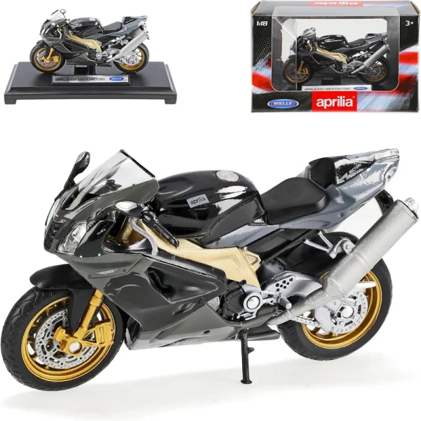 ماکت موتور وِلی مدل APRILIA RSV 1000R FACTORY کد AP19660PW