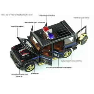 ماشین بازی مدل Benz G Class AMG G63 طرح پلیسی کد SR-2401